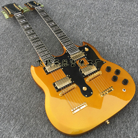 飞扬SG款异形双琴颈电吉他6弦+12弦 银粉黄色琴身颜色可定制_250x250.jpg