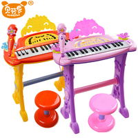 贝芬乐儿童电子琴麦克风女孩玩具早教3-6岁音乐小孩宝宝钢琴礼物_250x250.jpg