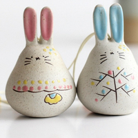 【买一赠一】景德镇陶瓷风铃长耳兔子手工创意礼品新款特价包邮_250x250.jpg