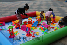 大型沙池游乐园广场玩具套装塑料珍珠沙决明子玩具沙沙滩玩具包邮