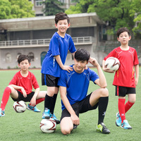 亲子装儿童光板足球服套装 男 短袖足球衣足球训练服比赛队服定制_250x250.jpg