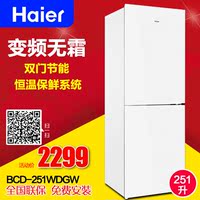 Haier/海尔 BCD-251WDGW/251升节能省电风冷无霜双门白色电冰箱_250x250.jpg