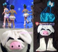 儿童快乐小猪卡通动物演出服装小荷风采舞蹈快乐的小猪表演衣服_250x250.jpg